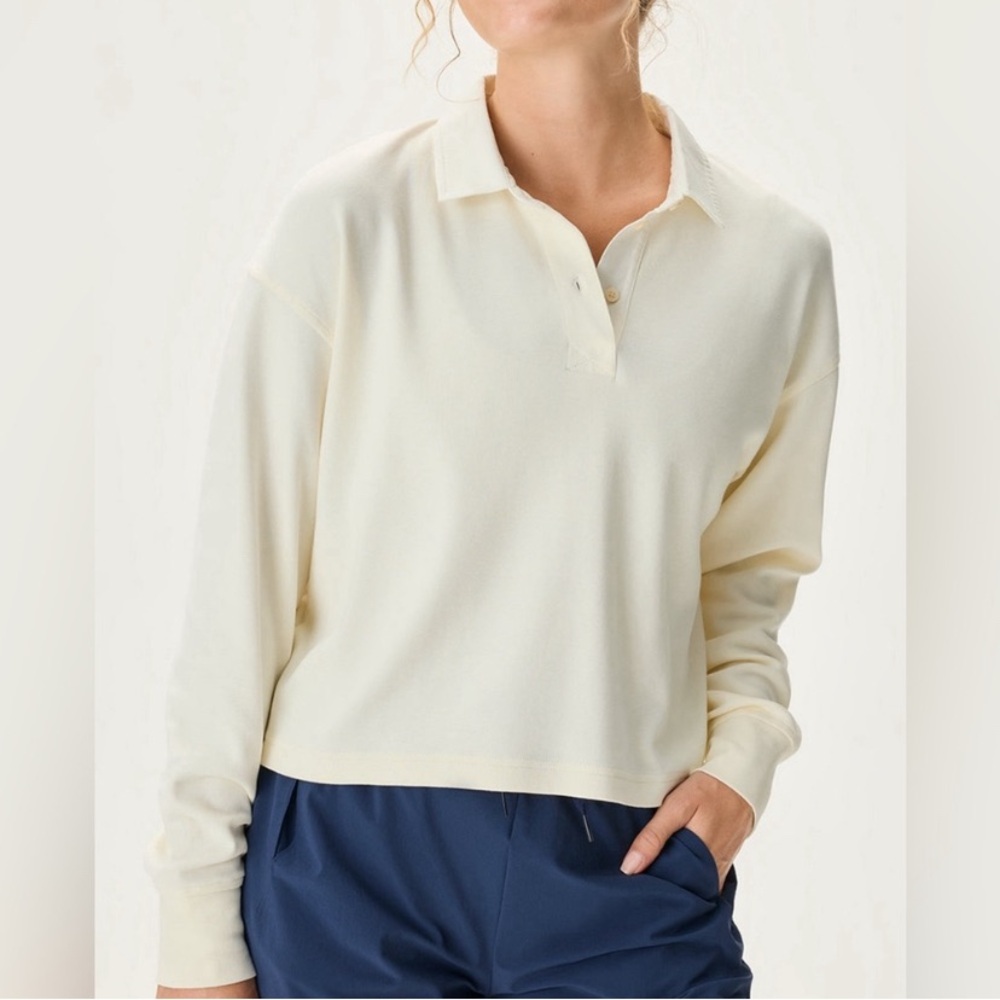 Cropped Rugby Long sleeve in organic cotton